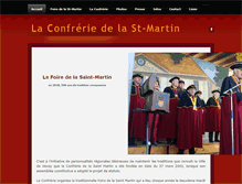 Tablet Screenshot of foire-st-martin.com